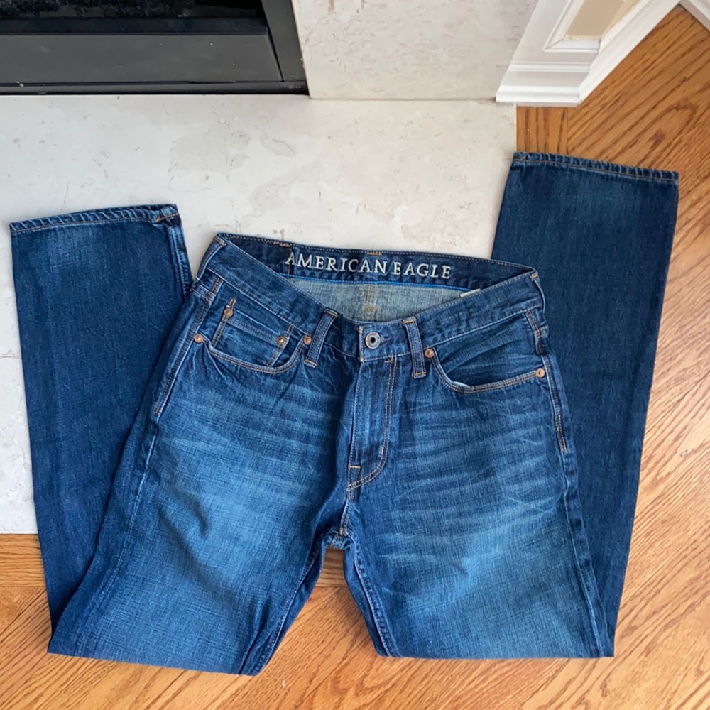 American Eagle men’s slim straight jeans